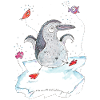 Gute Laune Pinguin