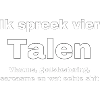 Jeg taler fire sprog. Flamsk skjorte