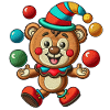 Ours Jongleur Joyeux