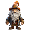 Garden gnome with red cap