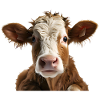 Young cow calf