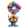 Clown / Cirque / Carnaval / Carnaval / Ludique