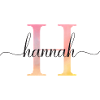H | Monogramme | Nom | Hélène |Aquarelle