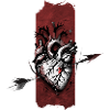 Piercing Love: Arrow Through Heart