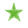 Star Drawn Path CMYK Green