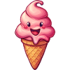Smiling Ice Cream Creation
