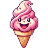 Smiling Ice Cream Creation