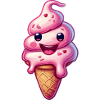 Smiling Ice Cream Creation
