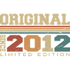 Original 2012 Retro Gift 12th Anniversary 2012