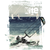 Kitesurfer kite glider