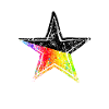Star Pride Black Drawn Path