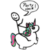 Party Hard Unicorn Rider