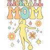 Groovy Female Kickball Player Mom