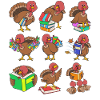 Thanksgiving Shirt, Turkeys Reading Book
