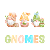 Garden Gnomes Gardening