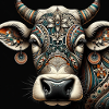 Indian style cow