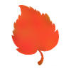 Rotoranges Blatt