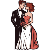 Wedding Bride Groom Newlyweds