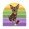 Sneaker Chihuahua Retro Dog