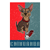 Sneaker Chihuahua Retro Dog