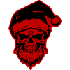 Weihnachtsmann Totenkopf
