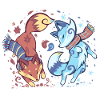 Autumn And Snow Fox