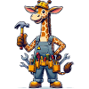 Cute Giraffe Craftsman