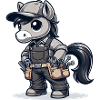 Cute Horse Craftsman
