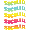 t-shirt Sicilia onda t-shirt gift idea