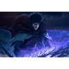 Guerrier féroce dans le noir