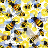 Les abeilles (aquarelle)