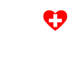 Cœur drapeau Suisse