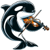 Spækhugger spiller violin