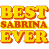 Cadeau amusant avec prénom Sabrina