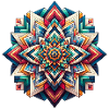 Kunterli - Farbenprisma-Mandala