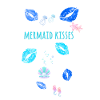Mermaid Kisses ,Underwater, blue lips