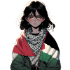 Fille de Palestine