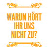 hört uns bitte zu