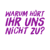 zuhören ist super