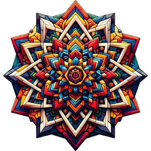 Kunterli - Color Explosion Mandala