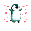 Pingouin, petits pingouins, manchot empereur