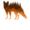 Fox Silhouette Wilderness Beauty