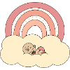 Bébé arc-en-ciel