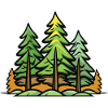 Forest, Trees, Nature