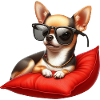 Chihuahua Wearing Sunglasses
