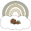 Bébé arc-en-ciel
