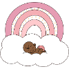 Bébé arc-en-ciel