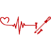 Screwdriver Heart Pulse Heartbeat