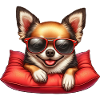 Cute Chihuahua Wearing Sunglasses
