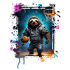 Sloth Basketball Basketball Player